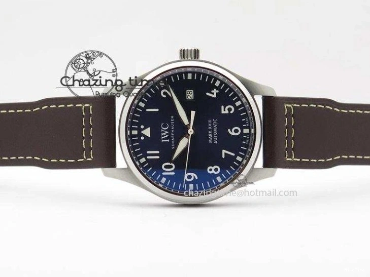 MIROTIME 0320 Mark XVIII Le Petit Prince IW327004 SS Mk Maker Best Edition Blue Dial On Brown Leather Strap A TimelessDesign 7296